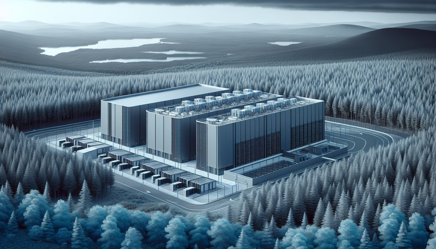 Illustration for: Maine Governor Vetoes First-in-Nation Data Center Moratorium