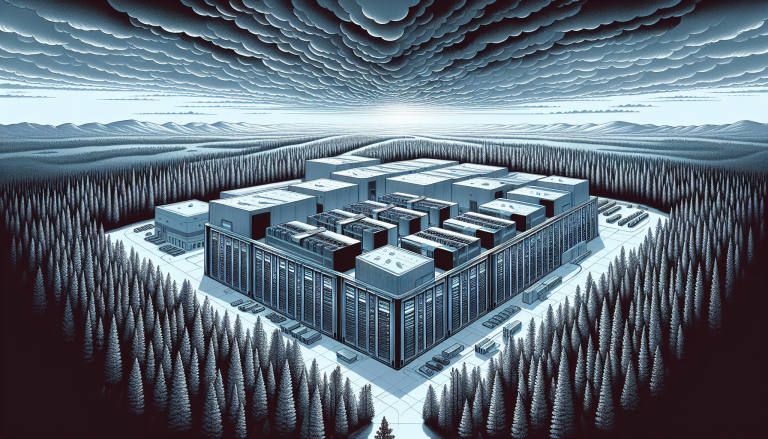 Illustration for: Maine Governor Vetoes First-in-Nation Data Center Moratorium