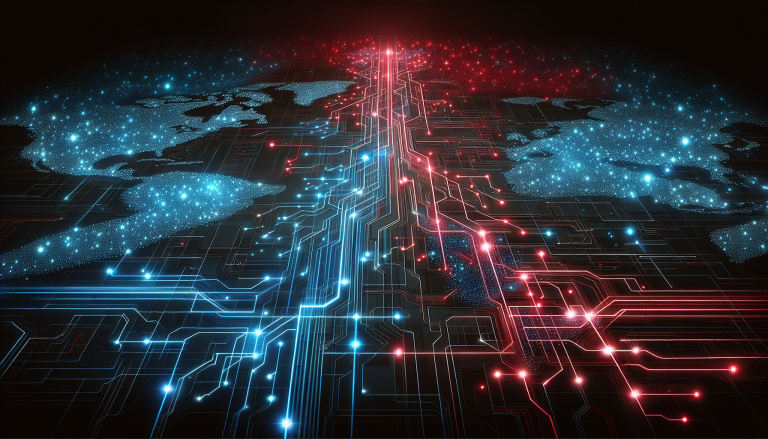 Illustration for: China's Rapid AI Adoption May Set Global Norms for Technology Use
