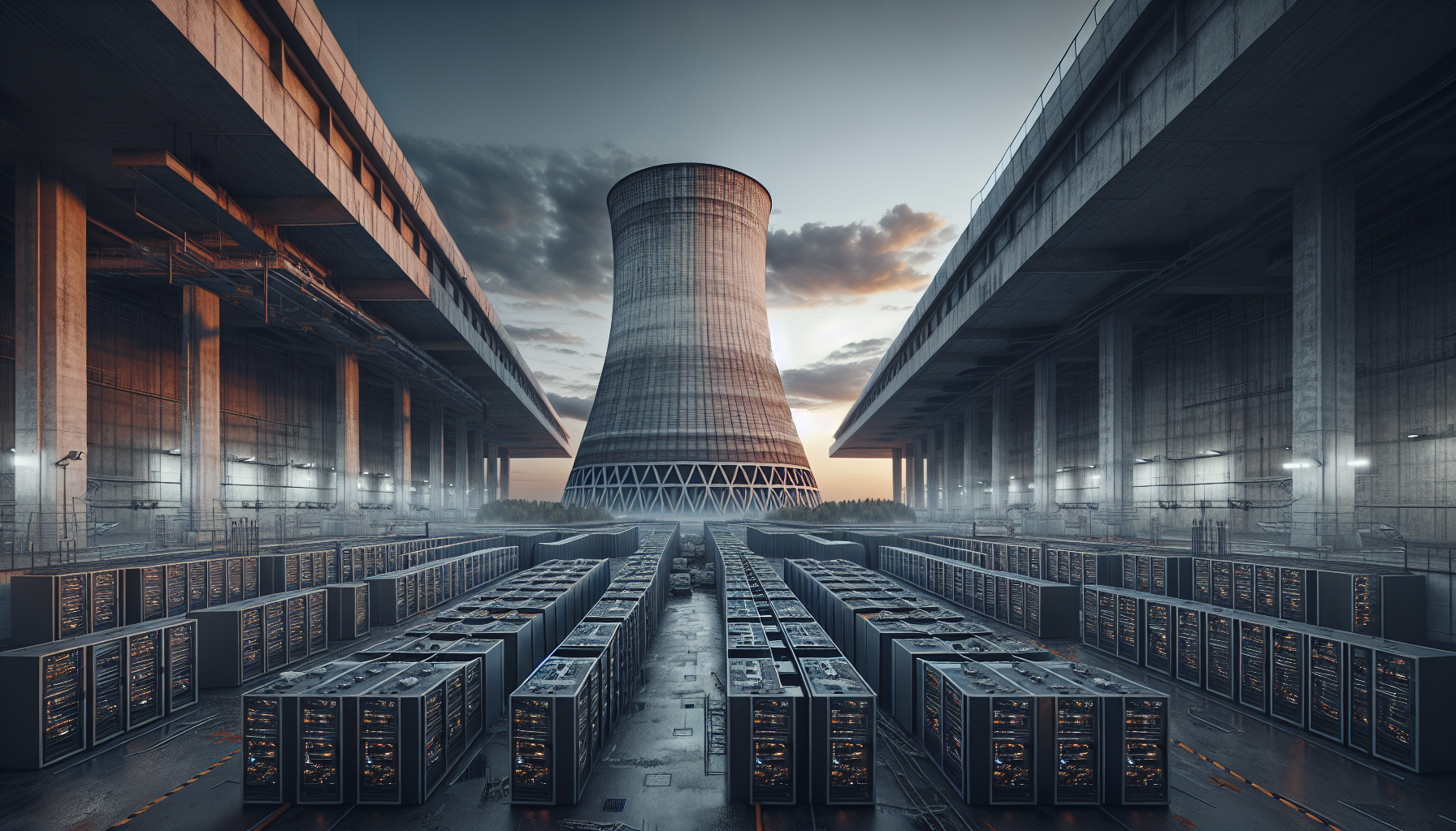 Illustration for: Nuclear-Powered AI Startup Fermi Fails to Land Single Client