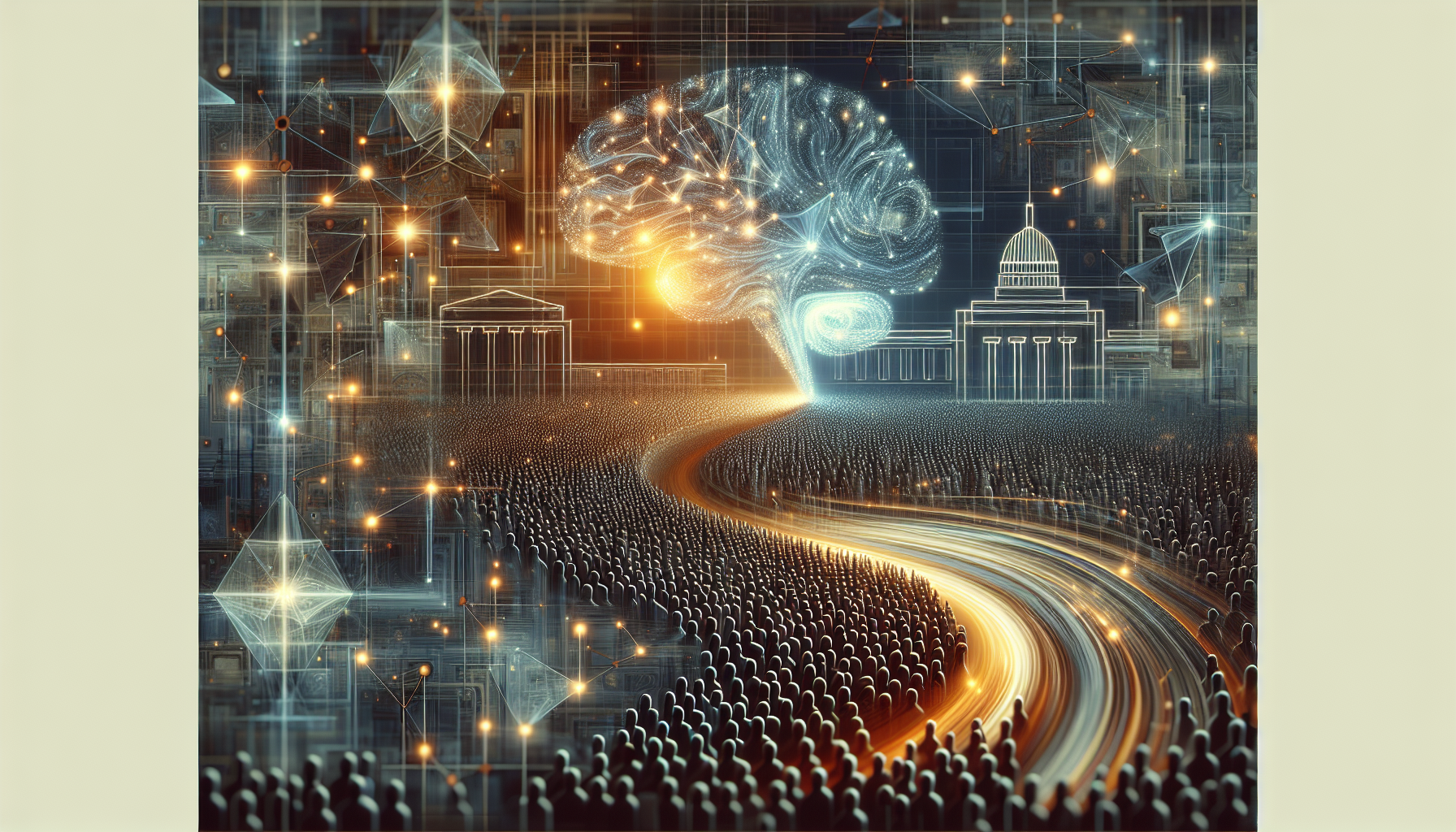 Illustration for: NYT: 'AI Populism Is Here' and Institutions Aren't Ready